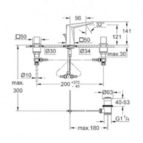 Смеситель для умывальника Grohe Allure Brilliant [20342000]