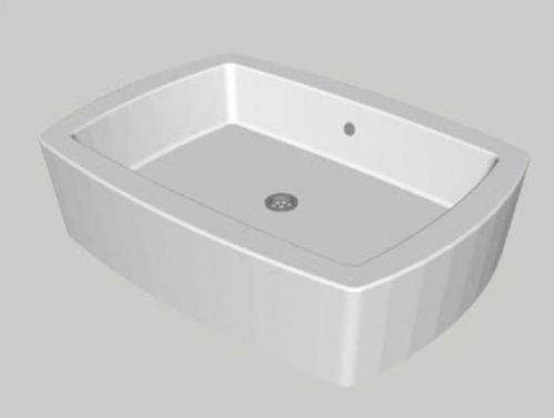 Умывальник накладной Jaquar Kubix [KUS-WHT-35901]