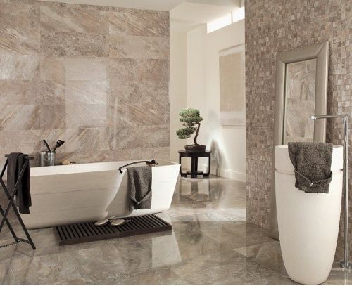 Керамическая плитка Porcelanosa Mosaico Recife Gris 31,6x90 [P34705171]