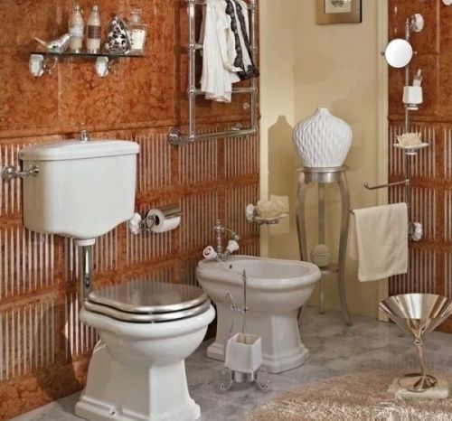 Сиденье для унитаза LineAtre Lady [21316 бронзо]