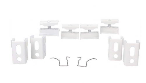 Zehnder \ Set CVD1+BH \ Комплект креплений к стене \ Для высот 260-1000 мм \ Для количества секций 4-20 \ Цвет белый [ 774411 ]