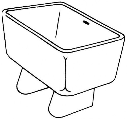 Умывальник подвесной Keramag Garda 74 [355675-000]