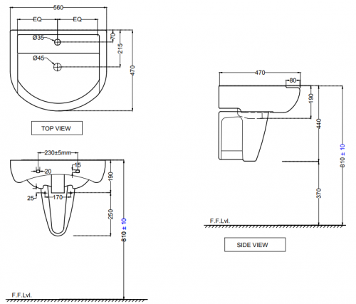 Полупьедестал Jaquar Aria [ARS-WHT-39305]
